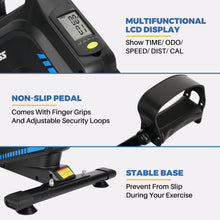 Load image into Gallery viewer, Altrax Fitness Compact Under Desk Bike Pedal Strider - Portable Exercise Peddler