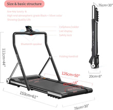 Load image into Gallery viewer, T50 Folding Running Treadmill Under Desk Walking Pad
