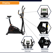 Load image into Gallery viewer, ALTRAX 2-in-1 Magnetic Elliptical Bike and Cross Trainer, 11 lb Flywheel, Sitting/Standing, Dual Grip Handle Bars