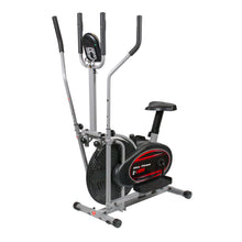 Load image into Gallery viewer, ALTRAX Elliptical Stepper Bike and Cross Trainer - Sitting/Standing - 2-in-1 Design - 5 lb Flywheel - (Black/Silver)