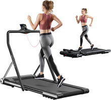 Load image into Gallery viewer, T50 Folding Running Treadmill Under Desk Walking Pad
